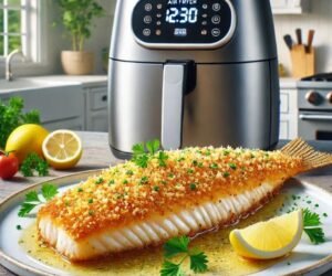 Como fazer peixe na airfryer com crosta de parmesão: Irresistível