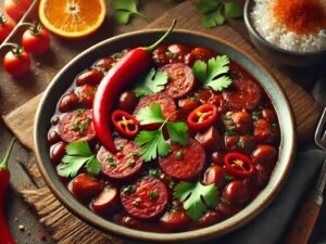 Feijoada Apimentada com Feijão Catarino e Calabresa