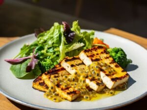 Receita Vegana Almoço: Tofu Grelhado com Molho de Maracujá