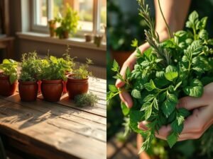Tempero Italiano: Ervas Frescas da Horta