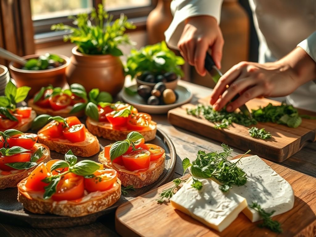 Tempero Italiano: Aplicações em Aperitivos