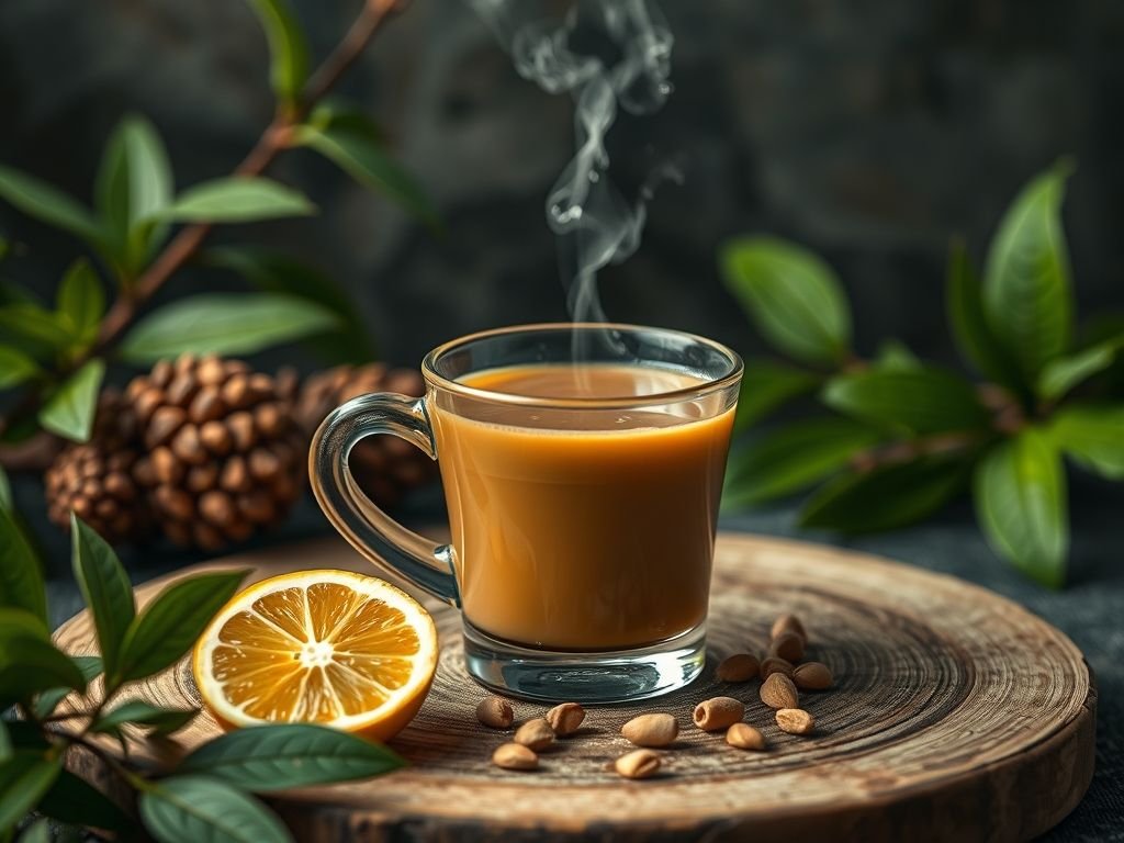 Chá detox de açafrão