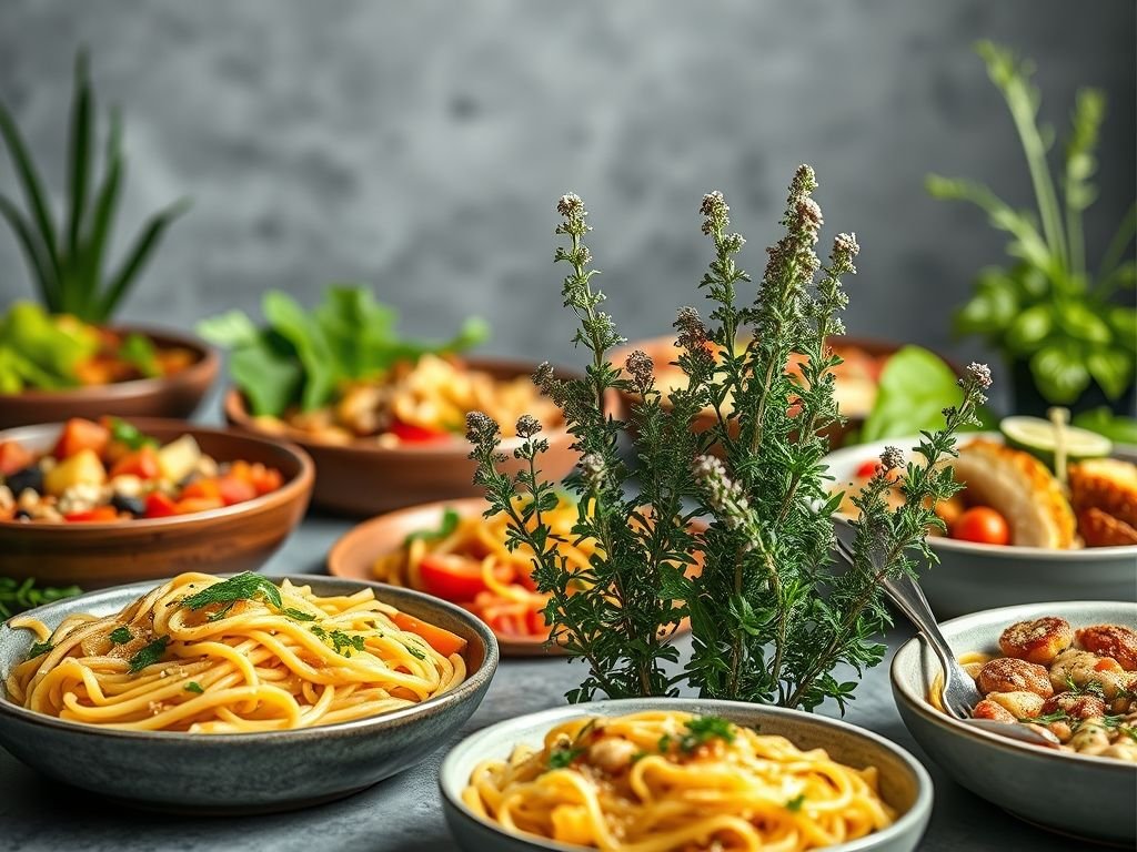 Orégano e a culinária do mundo