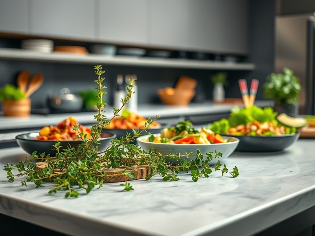 Orégano e receitas veganas