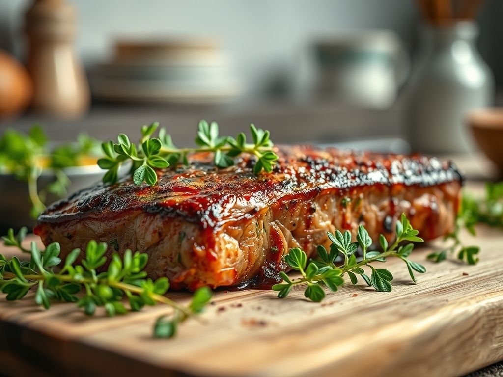 Orégano na carne