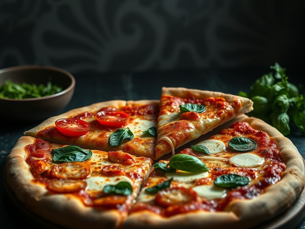 Pizza de 4 queijos Pizza de 4 queijos