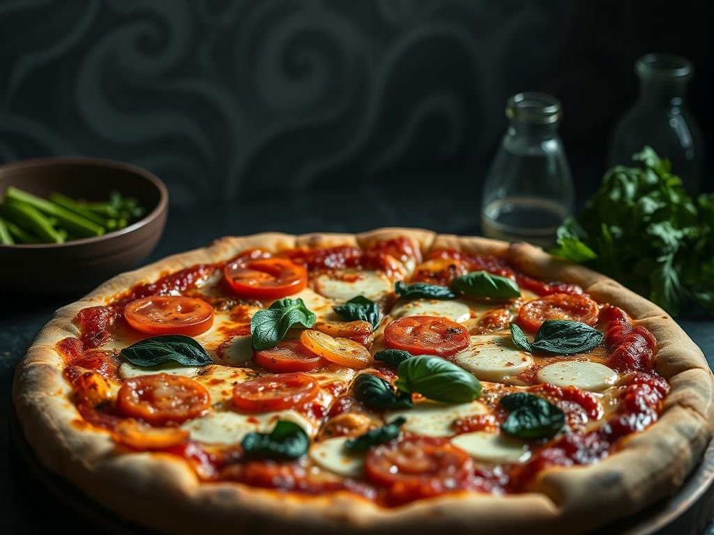 Pizza de alho-poró