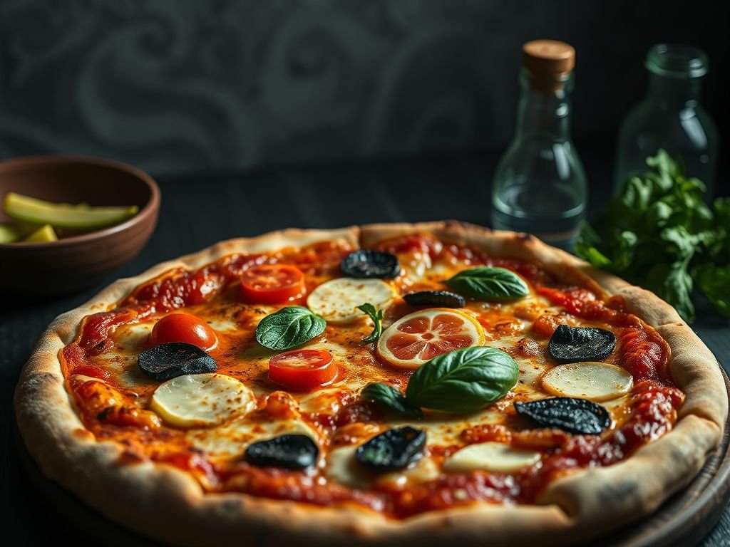 Pizza de calabresa Pizza de calabresa