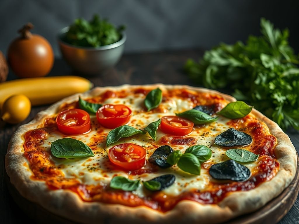 Pizza de vegetais Pizza de vegetais