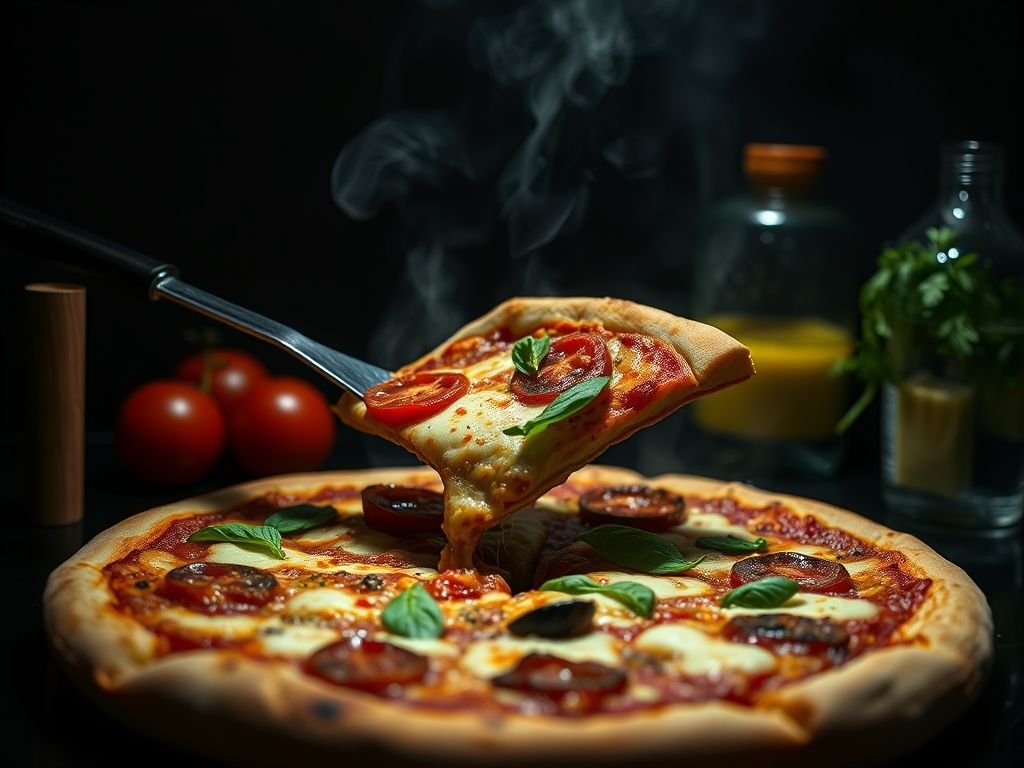 Pizza no microondas