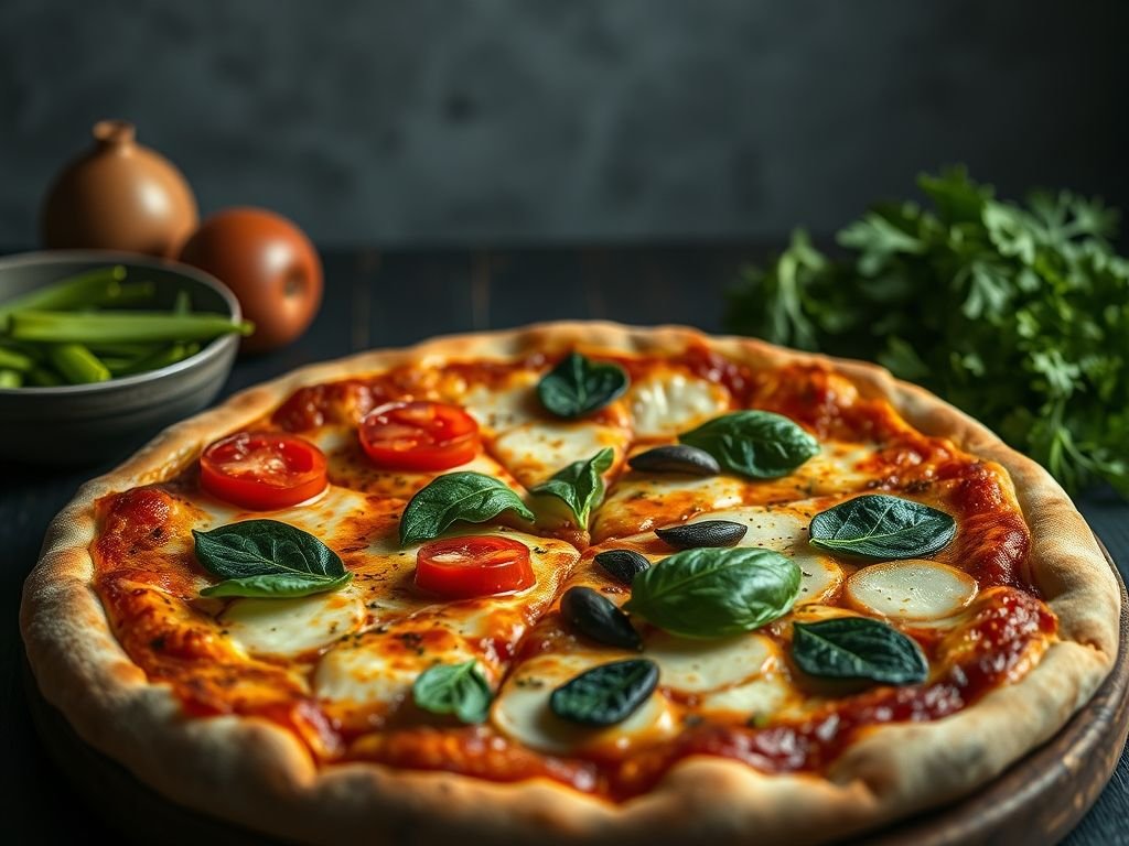Pizza vegana