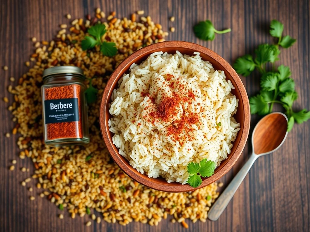 Tempero Berbere: Usos em Pratos de Arroz e Cereais