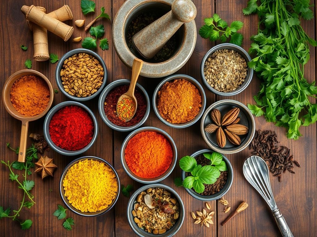 Tempero Garam Masala: Diferentes Escolas de Preparação