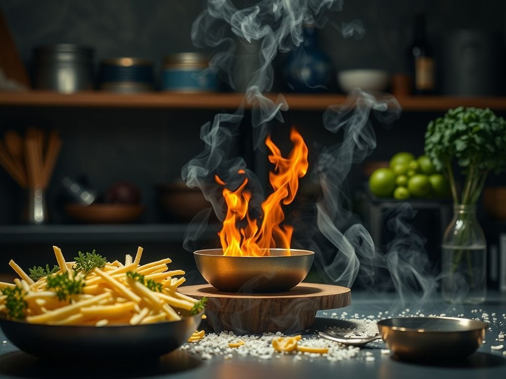 Temperos – Alho cooking