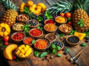 Misturas de Especiarias para Pratos com Frutas: Descubra Combinações Irresistíveis