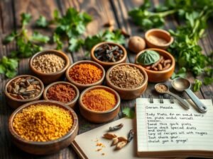 Tempero Garam Masala: Ajustando para Dietas Especiais