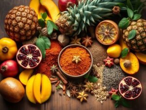 Tempero Garam Masala: Combinações com Frutas