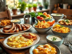 Tempero Cajun: Incorporando em Pratos de Café da Manhã