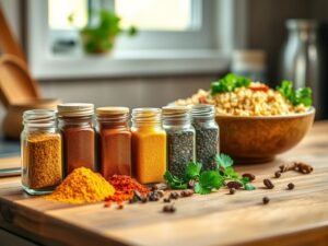 Misturas de Especiarias para Pratos com Arroz Integral: Transforme Suas Refeições