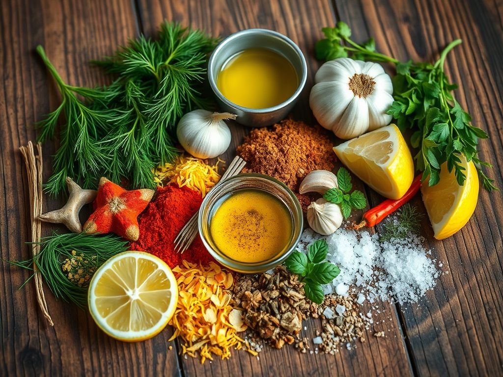 As Melhores Misturas de Temperos para Peixes e Frutos do Mar