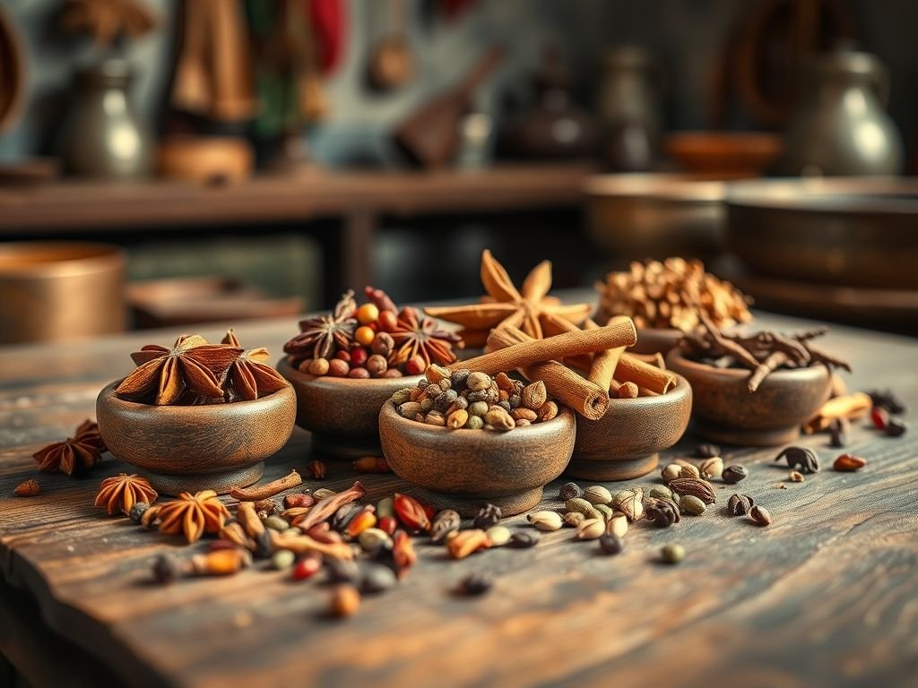 O Equilíbrio de Sabores nas Cinco Especiarias Chinesas