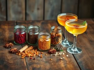 Cinco Especiarias Chinesas em Coquetéis e Bebidas: Uma Experiência Sensorial